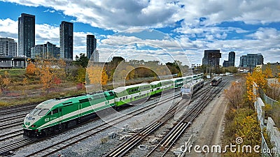 Toronto Train Editorial Stock Photo