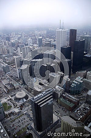 Toronto Vertical View Stock Photo