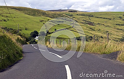Torr Road and Carnanmore, Antrim County Stock Photo