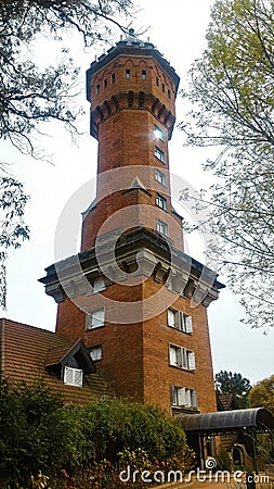 Ancient tower, Punta del Este, Uruguay Stock Photo