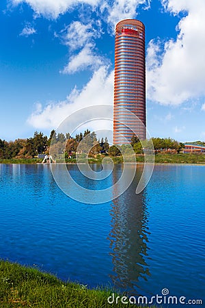 Torre de Sevilla in Seville Andalusia Spain Stock Photo