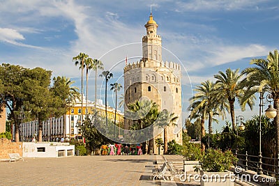 Torre del oro sevilla Stock Photo