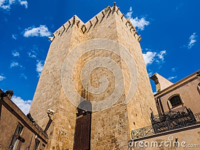 Elephant tower in Cagliari (hdr) (hdr) Stock Photo