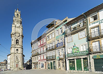 Torre dos clerigos porto portugal Editorial Stock Photo