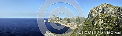 Torre sa Talaia & Formentor Coastline Stock Photo