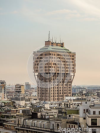 Torre Velasca Stock Photo