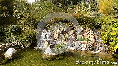 Torremolinos-Botanic Gardens-MOLINO DEL INCA Stock Photo