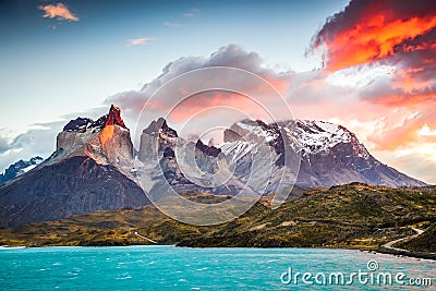 Torres del Paine, Patagonia, Chile Stock Photo