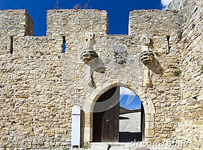 Torres Vedras Castle Stock Photo