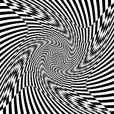 Torsion, rotary deform.gyration, revolve element.tweak converging checker, chequered pattern / background. centrifuge, spin Vector Illustration
