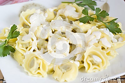 Tortellini Stock Photo