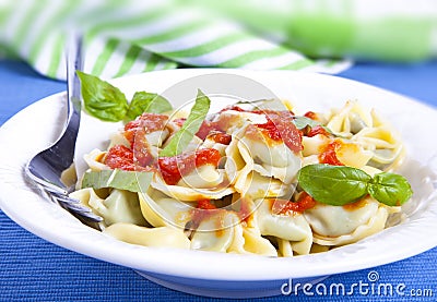 Tortellini Stock Photo