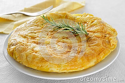 Tortilla de patatas, spanish omelet Stock Photo