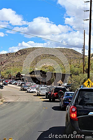 Tortilla Flat Town in Arizona Editorial Stock Photo
