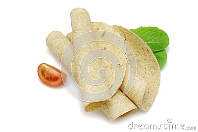 Tortilla wraps Stock Photo