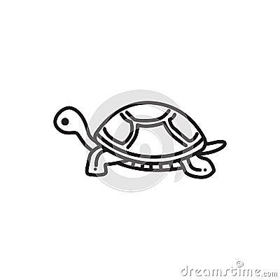 Tortoise icon. Vector illustration decorative design Vector Illustration