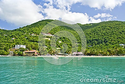 Tortola Island Cane Garden Bay Stock Photo