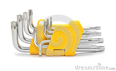 Torx keys Stock Photo