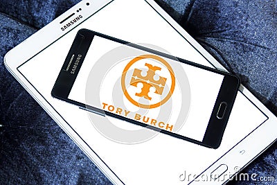 Tory burch logo Editorial Stock Photo