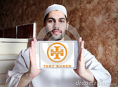 Tory burch logo Editorial Stock Photo