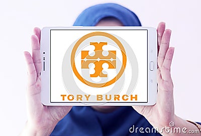 Tory burch logo Editorial Stock Photo