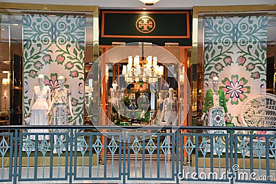 Tory Burch store at King of Prussia Mall in Pennsylvania Editorial Stock Photo