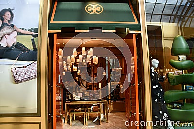 Tory Burch store at The Mall at Millenia in Orlando, Florida Editorial Stock Photo