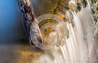 The Toss river waterfalls in Winterthur, Switzerland Stock Photo
