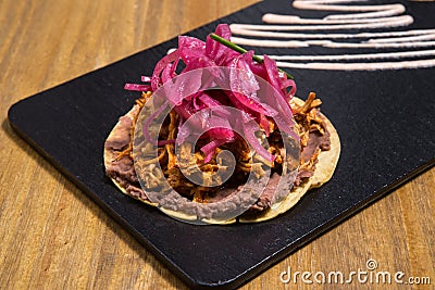 Tostada Mexicana Stock Photo