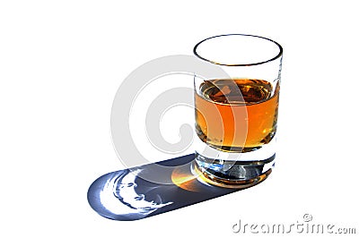 Tot of rum Stock Photo