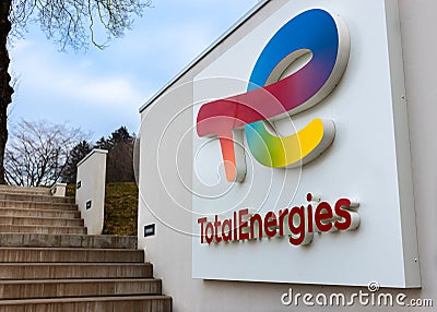 Total Energies fuel company Editorial Stock Photo