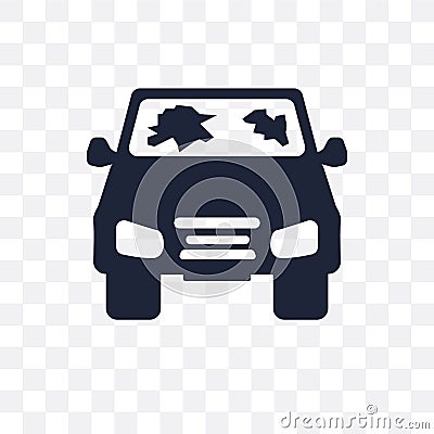 total loss transparent icon. total loss symbol design from Insurance collection. Simple element vector illustration. Can be used Vector Illustration