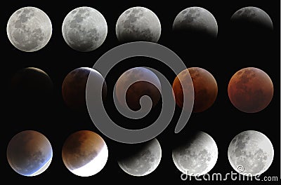 Total Lunar Eclipse 28aug07 Stock Photo