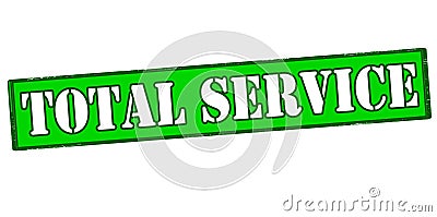 Total service Cartoon Illustration