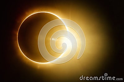 Total solar eclipse Stock Photo