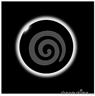 Total Solar Eclipse Stock Photo