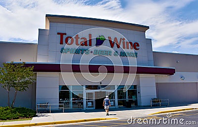Total Wine Store Building Editorial Stock Photo