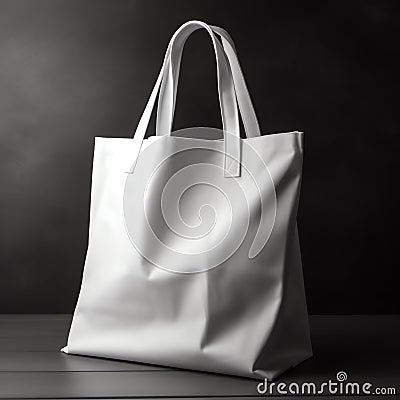 Tote canvas bag mockup, Empty bag mockup Stock Photo