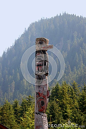 Totem pole Stock Photo