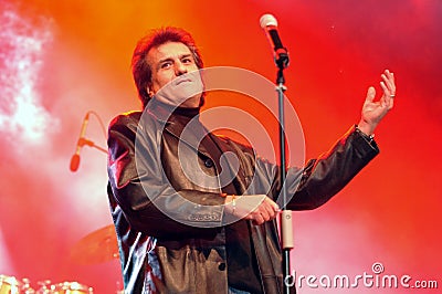 Toto Cutugno, live concert in Piazza Duomo for the Radio Italia musical event Editorial Stock Photo