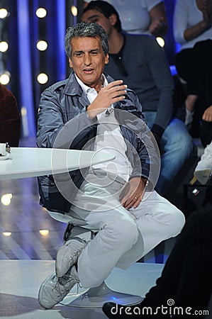 Toto Cutugno during the Rai broadcast 