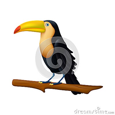 Toucan Bird illustration Vector Illustration