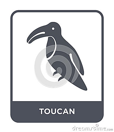 toucan icon in trendy design style. toucan icon isolated on white background. toucan vector icon simple and modern flat symbol for Vector Illustration