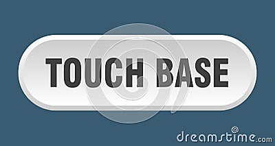 touch base button Vector Illustration