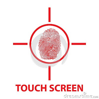 Touch screen Vector Illustration