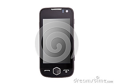 Touchscreen cellular mobile phone Stock Photo