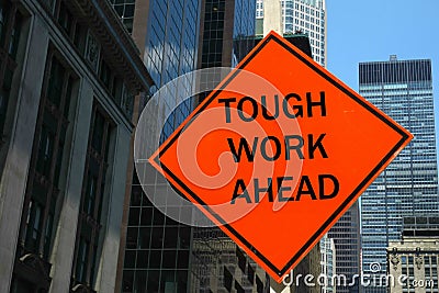 Tough Work Ahead Stock Photo