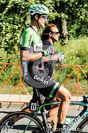 Tour of Alberta bike race Editorial Stock Photo