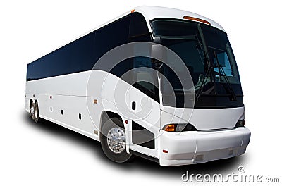 Tour Bus Stock Photo