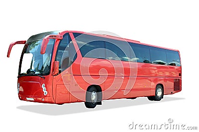 Tour bus Stock Photo